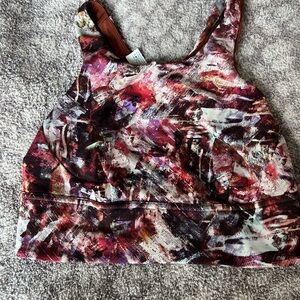 Abstract Print Lululemon sports bra